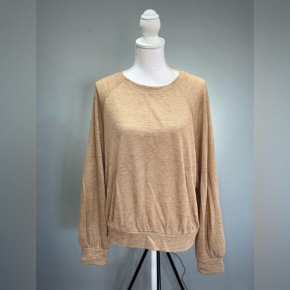 CLEARANCE! Tan Sanctuary Crewneck Sweater Size M EUC - Picture 1 of 5